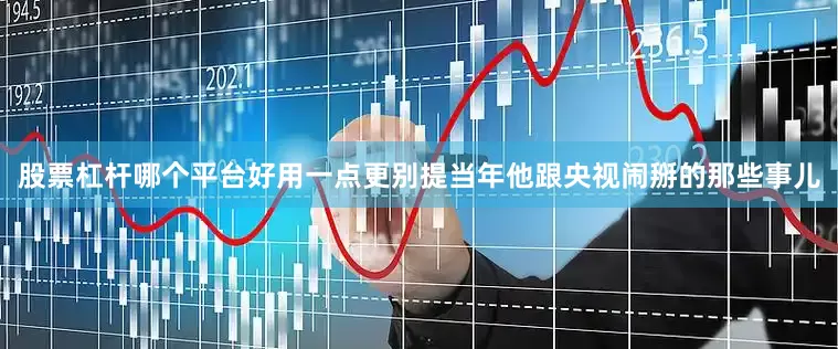股票杠杆哪个平台好用一点更别提当年他跟央视闹掰的那些事儿